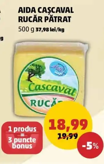 Penny Aida cascaval rucăr 500 g Ofertă