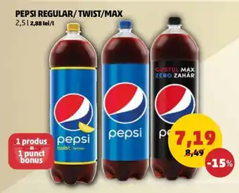 Penny Pepsi Regular 2,5 L Ofertă