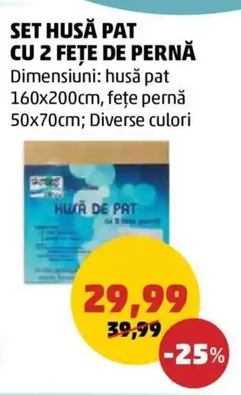 Penny Set Husă pat cu 2 fețe de pernă Ofertă