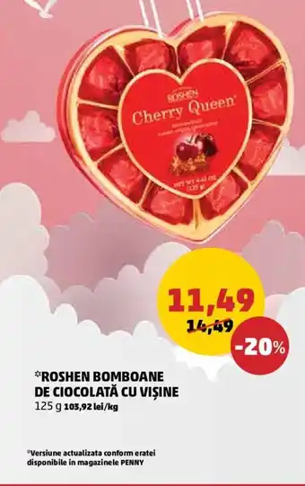 Penny Roshen Bomboane De ciocolata 125 g Ofertă