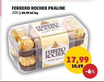 Penny Ferrero Rocher Praline 200 g Ofertă