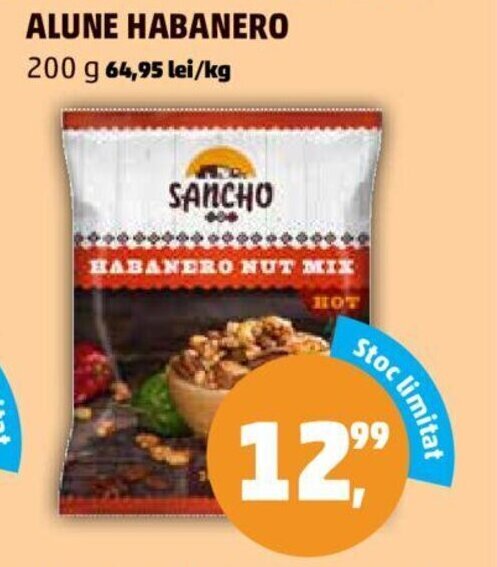 Penny Sancho Alune Habanero 200 g Ofertă