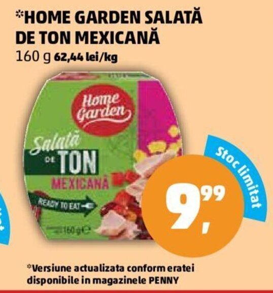 Penny Home Garden Salată de ton 160 g Ofertă