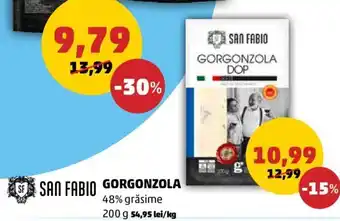 Penny San Fabio Gorgonzola 48% grăsime 200 g Ofertă