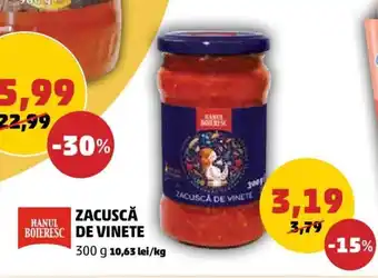 Penny Hanul Boieresc Zacuscă de vinete 300 g Ofertă