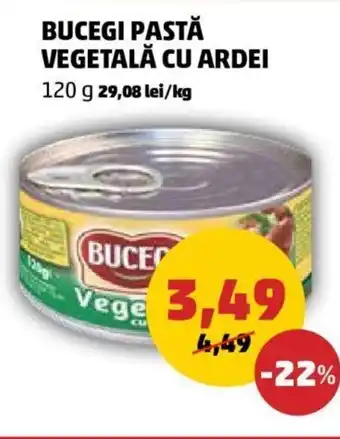 Penny Bucegi Pastă vegetală cu ardei 120 g Ofertă