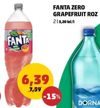 Penny Fanta Zero Grapefruit 2L Ofertă