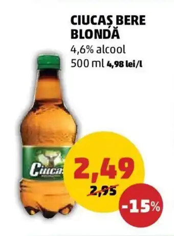 Penny Ciucas Bere Blondă 4.6% 500 m Ofertă