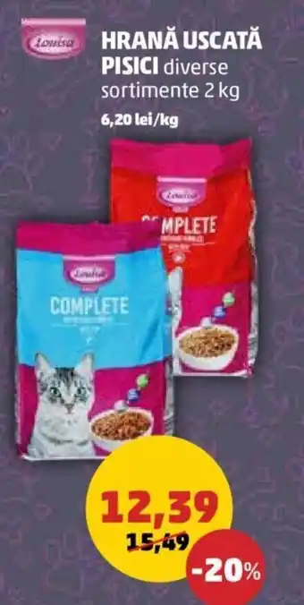 Penny Hrană uscată Pisici 2 kg Ofertă