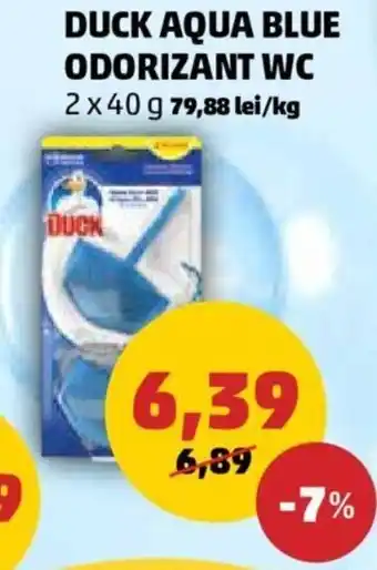 Penny Duck Aqua blue odorizant WC 2 x 40 g Ofertă