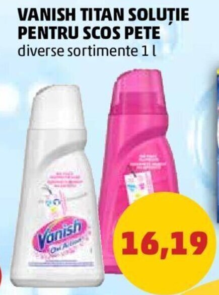 Penny Vanish titan soluție pentru scos pete 1L Ofertă