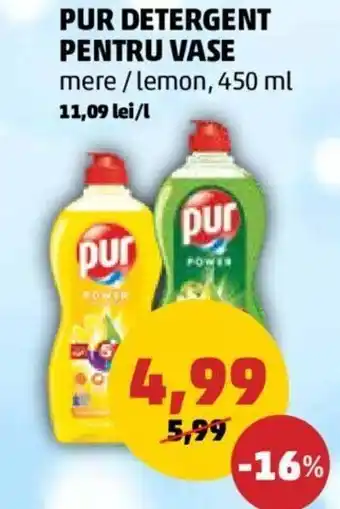 Penny Pur Detergent Pentru vase 450 ml Ofertă