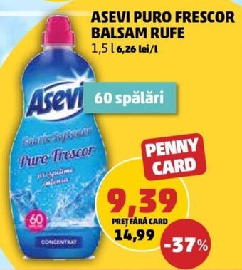 Penny Asevi Puro Frescor Balsam Rufe 1,5 L Ofertă