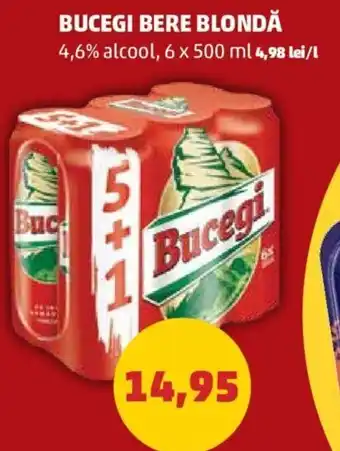 Penny Bucegi bere blondă 4,6% alcool Ofertă