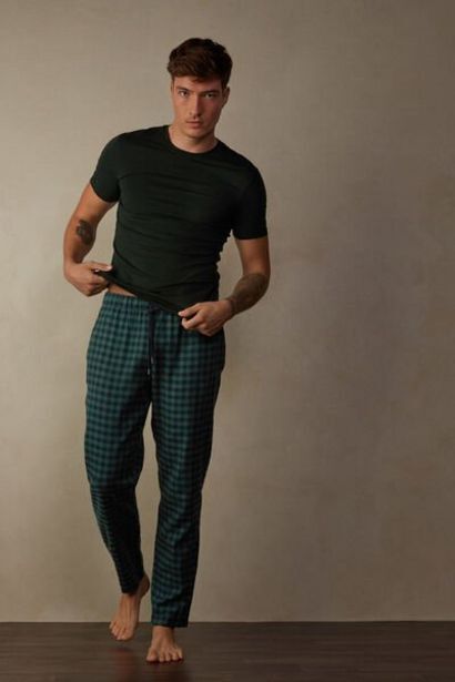 Intimissimi Pantaloni lungi din pânză periată Ofertă