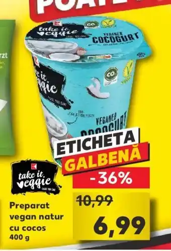 Take it veggie preparat vegan natur cu cocos 400g