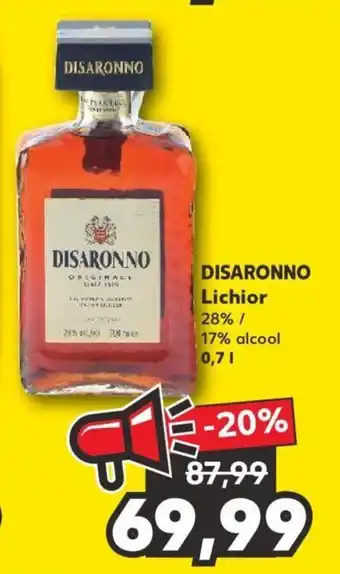 Kaufland Disaronno lichior 0.7l Ofertă