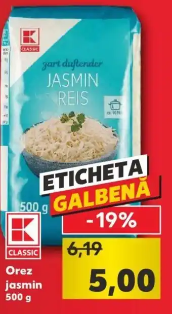 Kaufland Kaufland classic orez jasmin 500g Ofertă