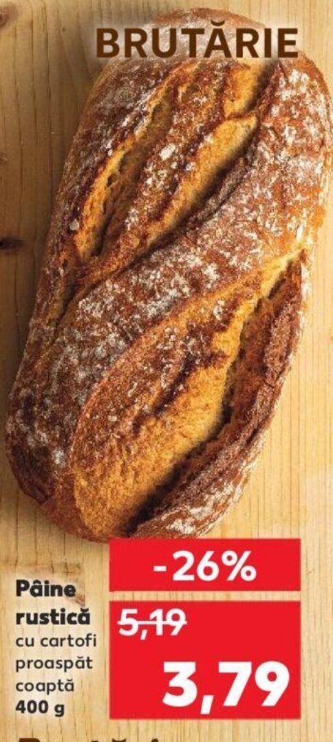 Kaufland Pâine rustică 400g Ofertă