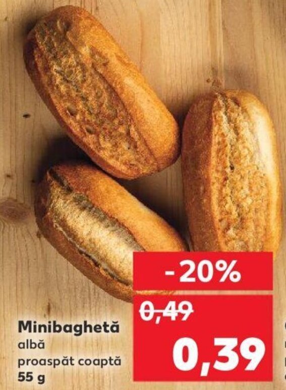 Kaufland Minibaghetă 55g Ofertă