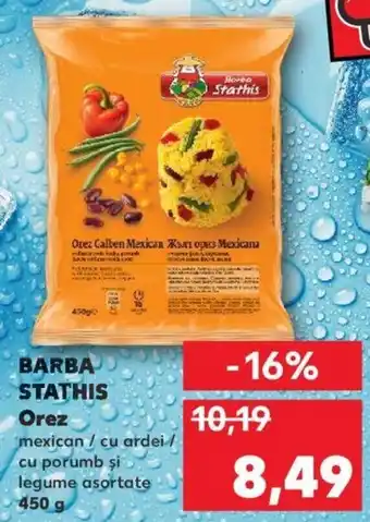 Kaufland Barba stathis orez 450g Ofertă