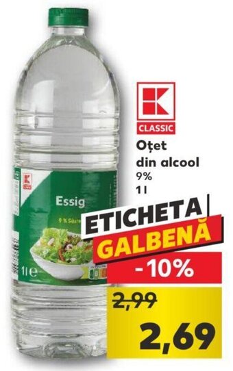 Kaufland Kaufland classic oțet din alcool 1l Ofertă