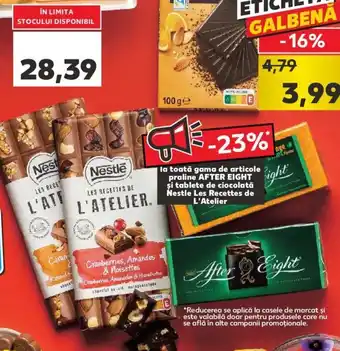 Kaufland Nestle After eight ciocolată Ofertă