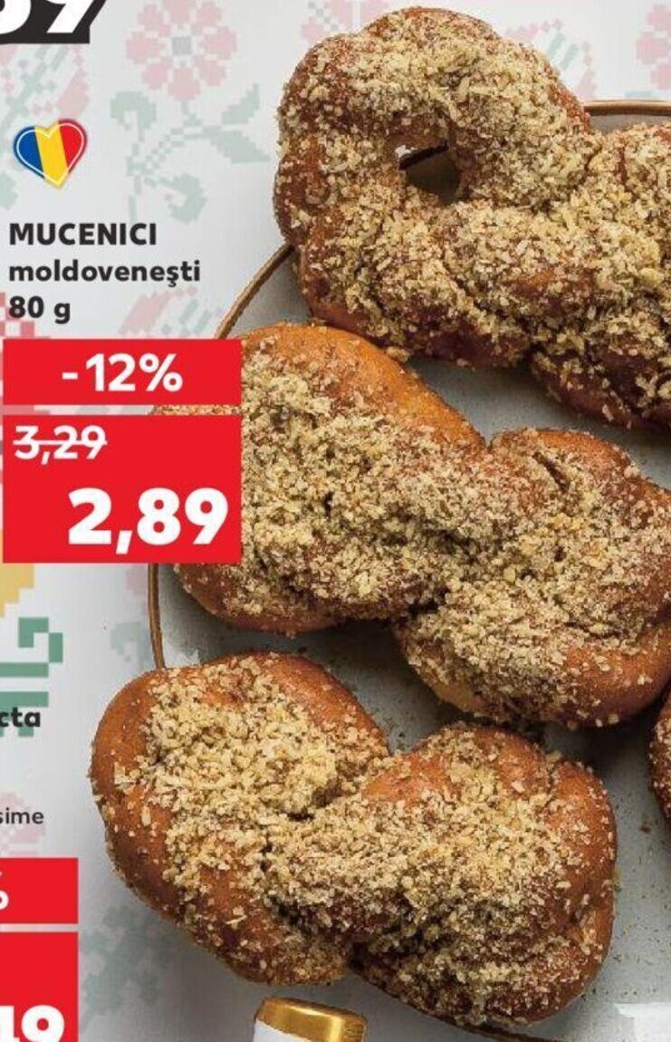 Kaufland Mucenici moldovenești 80g Ofertă