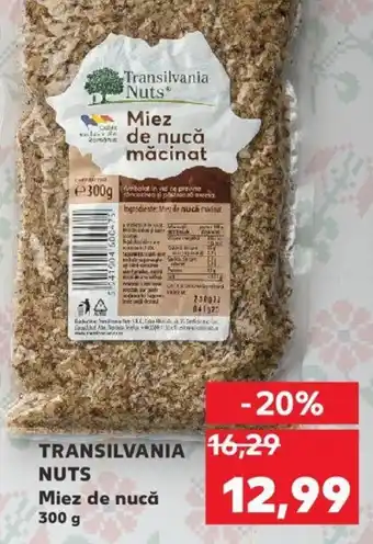 Kaufland Transilvania nuts miez de nucă 300g Ofertă