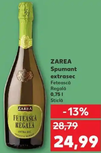 Kaufland Zarea spumant extrasec 0.75l Ofertă