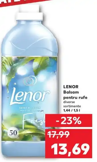 Kaufland Lenor balsam pentru rufe 1.44 / 1.5l Ofertă