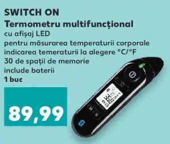 Switch on termometru multifuncțional 1 buc