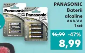 Panasonic baterii alcaline 1 set
