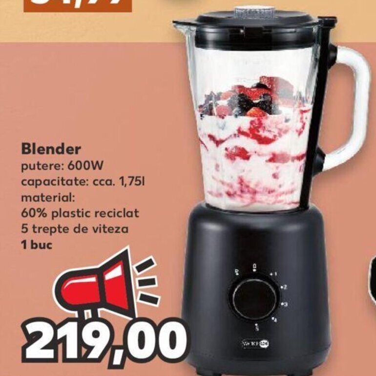 Kaufland Switch on blender 600w 1 buc Ofertă