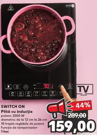 Switch on plită cu inducție 2000w 1 buc