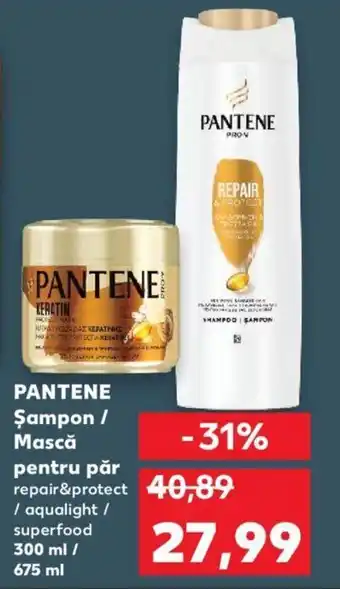 Kaufland Pantene șampon / mască pentru păr 300ml / 675ml Ofertă