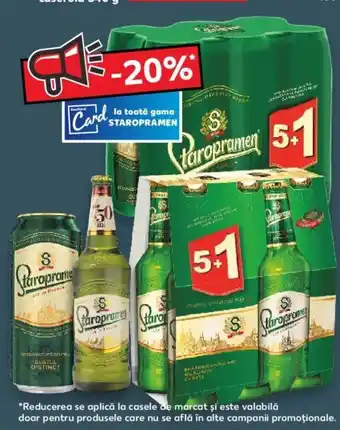 Kaufland Staropramen la toată gama Ofertă