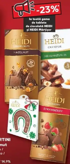 Kaufland Heidi tablete de ciocolată Ofertă