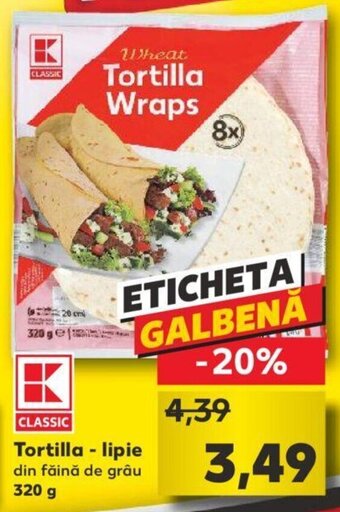 Kaufland classic tortilla - lipie 320g