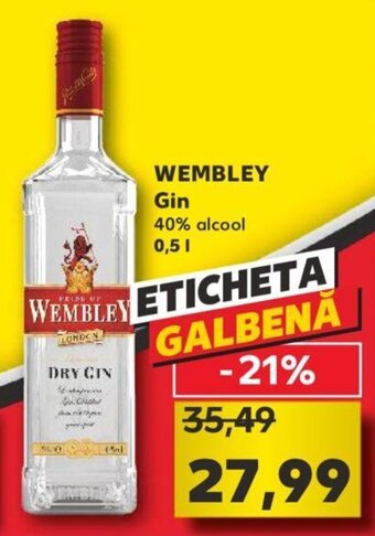 Kaufland Wembley gin 0.5l Ofertă