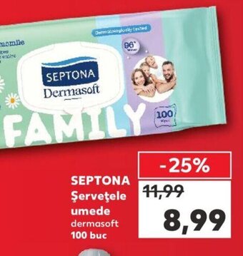 Kaufland Septona șervețele umede 100 buc Ofertă