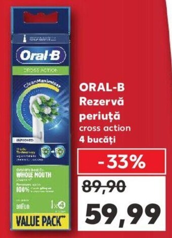 Kaufland Oral-b rezervă periuță 4 bucăți Ofertă