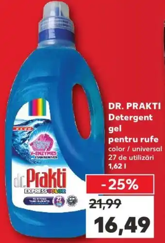 Kaufland Dr. Prakti detergent gel pentru rufe 1.62l Ofertă