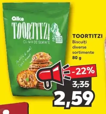 Kaufland Toortitzi biscuiți 80g Ofertă
