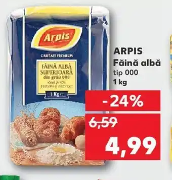 Kaufland Arpis făină albă 1kg Ofertă