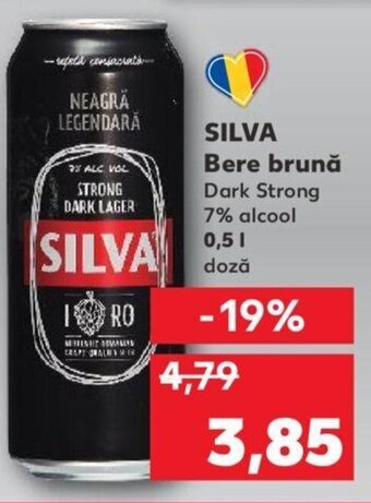 Kaufland Silva bere brună 0.5l Ofertă