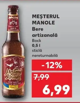 Kaufland Meșterul manole bere artizanală 0.5l Ofertă