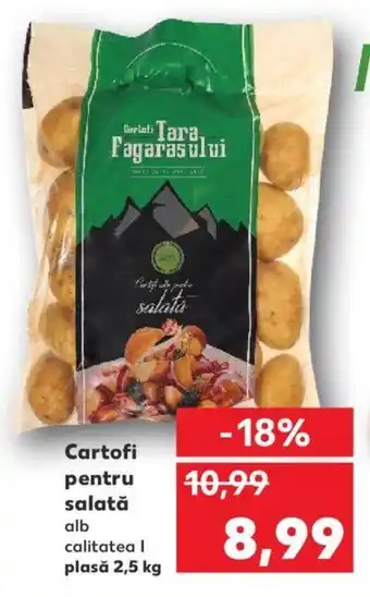 Kaufland Cartofi pentru salată plasă 2.5kg Ofertă