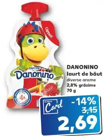 Danone danonino iaurt de băut 70g