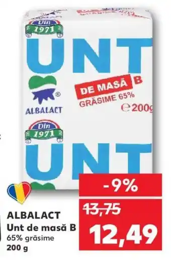 Kaufland Albalact unt de masă b 200g Ofertă